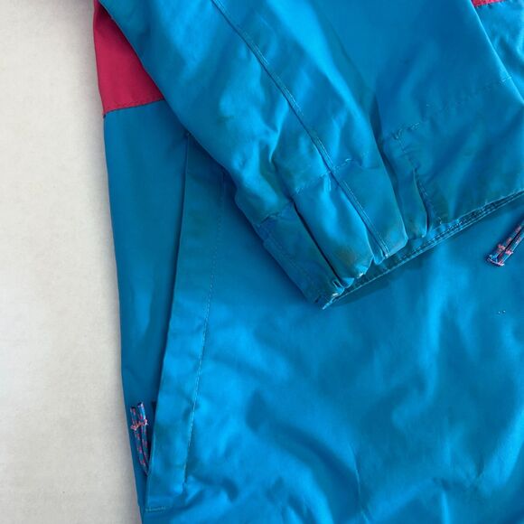 L.L. BEAN, Kid's Fleece Lined 3 in 1 Jacket in Pink, Blue Colorblock, sz 10-12 - Picture 11 of 14